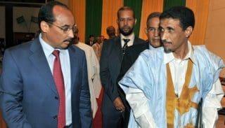 Le président Ould Abdel Aziz et le chef du FENDU