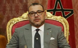 Mohammed VI, le roi du Maroc. 