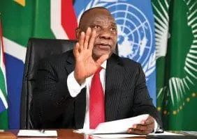 Le Président sud-africain Cyril Ramaphosa s’en prend violemment au nationalisme vaccinal