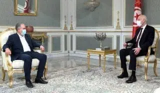 Entretien entre Noureddine Taboubi et Kais Saied