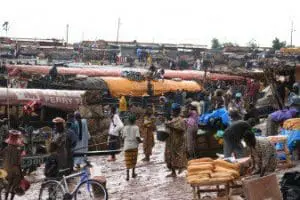 La ville de Mopti au Mali