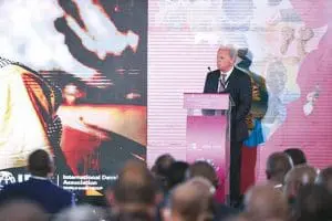 Axel von Trotsenburg, Directeur des Opérations de la Banque mondiale lors de son intervention devant les chefs d'Etat.