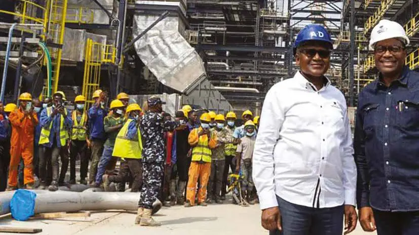 Aliko Dangote et Akinwumi Adenisa