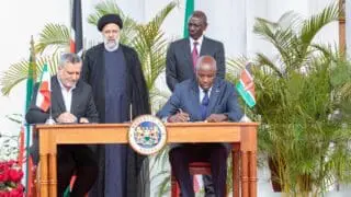 Au Kenya, M. Raïssi a qualifié sa visite dans le pays d'Afrique de l'Est de "tournant dans le développement des relations entre les deux pays". 