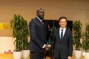 Du business au menu de la rencontre entre le Colonel Doumbouya et le Vice-président chinois Han Zheng