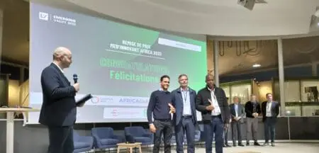Med’Innovant Africa consacre deux startups africaines : Habidem et Bioheat La cérémonie de remise des prix de MED’Innovant Africa 2023, le concours pour la ville durable méditerranéenne organisé par l’Établissement Public d’Aménagement Euroméditerranée à Marseille (France) a eu lieu le 28 novembre lors du Sommet International Emerging Valley.