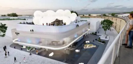 Si le port d’Anvers éblouit le monde avec le «diamant éternel» de Zaha Hadid, un navire d’apparat entretient une histoire exceptionnelle entre Brest et le grand port de la Région flamande. Le canot de l’Empereur pourrait-il être projeté à la façon d’un hologramme sur des particules d’eau lors de l’Exposition universelle d’Osaka, ancienne capitale de l’Empire du Japon jusqu’au VIIIème siècle où s’échangeaient jadis balles de coton, sauce soja, vinaigre, saké dans de magnifiques navires de commerce ?