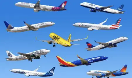 D’abord nous ne parlerons que des grands transporteurs, les seuls à se livrer une concurrence féroce, il y va d’ailleurs de leur survie. La moindre défaillance est payée au prix fort, surtout auprès de la clientèle affaires qui, avec moins de 50% des passagers assure plus des 2/3 du chiffre d’affaires des compagnies. Les très gros opérateurs se caractérisent par des flottes de plusieurs centaines d’appareils, des réseaux de plus de 100 destinations, plus de 30 millions de passagers annuels et un chiffre d’affaires d’au moins 20 milliards de dollars US.