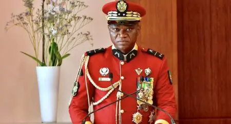 "Après mure réflexion et en réponse à vos nombreux appels, j'ai décidé d'être candidat à l'élection présidentielle du 12 avril 2025", a dit le général Brice Clotaire Oligui Nguema dans un discours à Libreville.