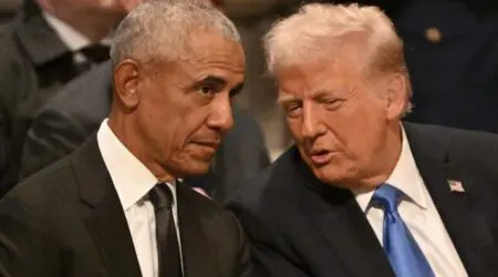 Le républicain de 78 ans a fait déplacer le portrait de l'unique président noir de l'histoire des États-Unis, un démocrate, de l'autre côté du grand couloir d'entrée du bâtiment.