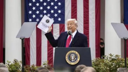 Fidèle à sa rhétorique nationaliste et suprémaciste, le président américain a sorti son canon pour dégainer des tarifs douaniers ciblant le monde entier, des droits présentés comme une politique de «droits de douane réciproques.» «Le jour de la libération est arrivé», a proclamé Trump dans un discours musclé, expliquant que les pays imposant des taxes élevées sur les produits américains se verront appliquer des tarifs équivalents au minimum, voire plus élevés.