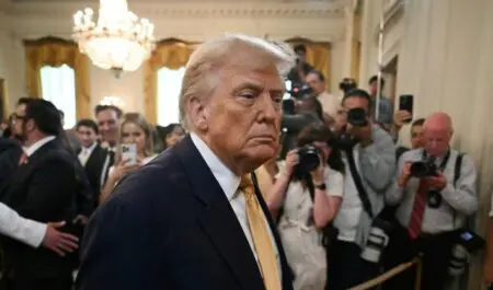 Donald Trump réclame au moins dix milliards de dollars pour diffamation au Wall Street Journal après la publication d’un article lui attribuant une lettre salace adressée au financier et délinquant sexuel Jeffrey Epstein. Un dossier qui embarrasse beaucoup le président américain auprès de sa base.