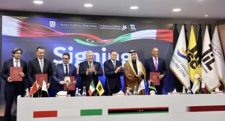 L'accord a été signé en présence du Premier ministre libyen Abdelhamid Dbeibah, de son homologue qatari Mohammed ben Abderrahmane Al-Thani et du vice-Premier ministre italien Antonio Tajani.