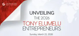 The 2026 Tony Elumelu Foundation( TEF). La Fondation Tony Elumelu franchira le 22 mars une nouvelle étape de son engagement en faveur de l’entrepreneuriat africain. L’organisation annoncera la promotion 2026 de jeunes entrepreneurs sélectionnés pour participer à ses programmes d’accompagnement.