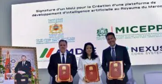 En marge du salon GITEX Africa 2026, le groupe Nexus Core Systems a signé un protocole d’accord avec les autorités marocaines pour la construction d’une usine dédiée à l’intelligence artificielle, pour un investissement estimé à 1,28 milliard de dollars.