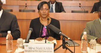 Nialé Kaba, ministre ivoirien de l'economie et des finances