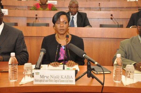 Nialé Kaba, ministre ivoirien de l'economie et des finances