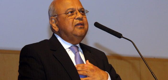 Pravin Gordhan, Ministre des Finances sud-africain