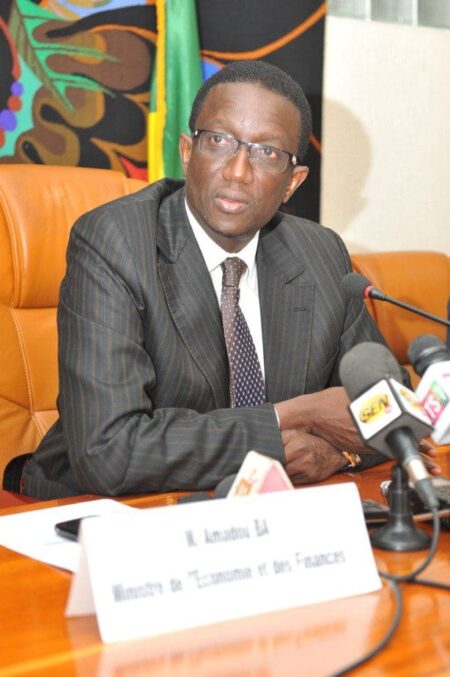 Amadou Bâ, Ministre sénégalais des Finances