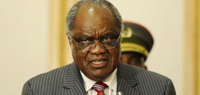 Le président namibien sortant Hifikepunye Pohamba