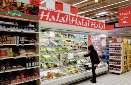 Marché du halal. Mille et une opportunités Rayon de produits Halal