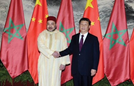 Le roi mohammed VI et le président-Xi Xinping de Chine