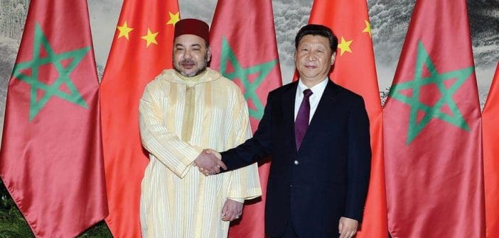Le roi mohammed VI et le président-Xi Xinping de Chine