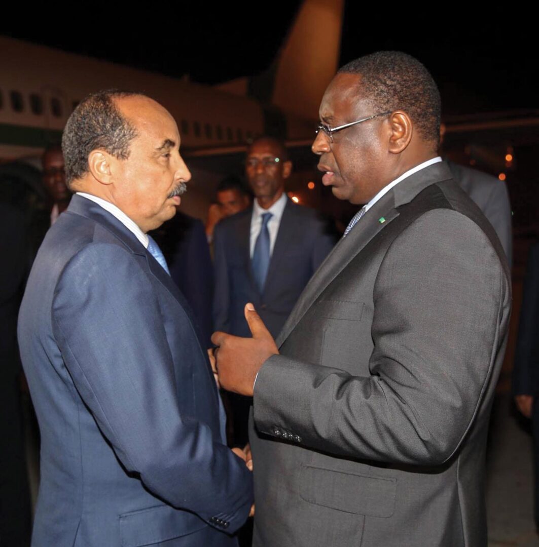 les presidents Mohamed Ould Abdelaziz et Macky Sall