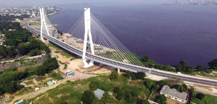 pont haubané de Brazzaville