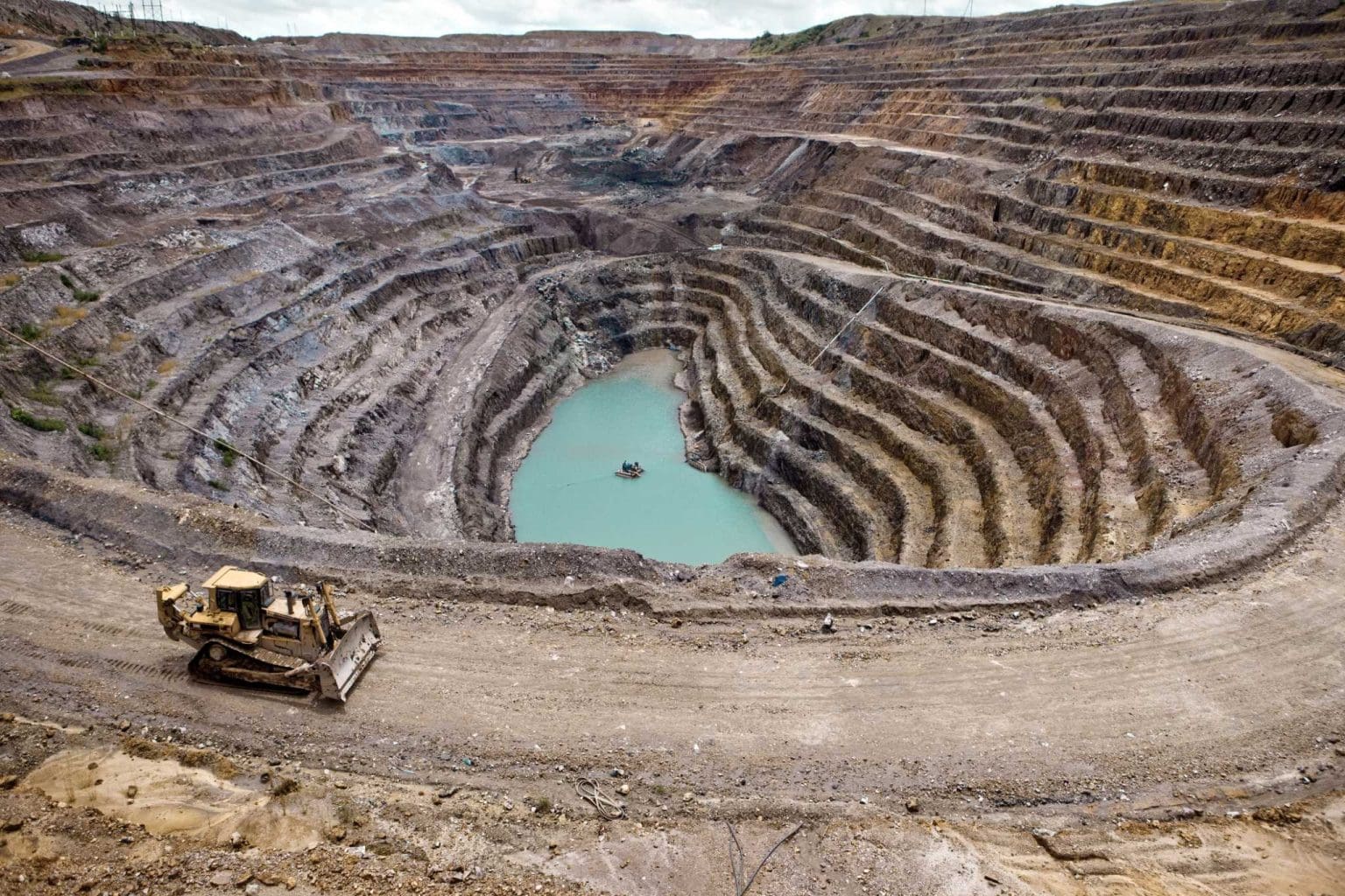 La Gécamines, mine à ciel ouvert