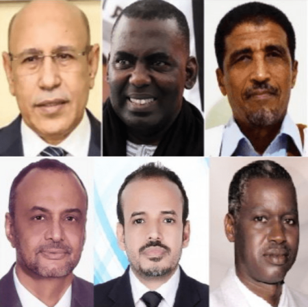 6 candidats mauritanie