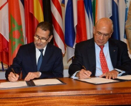 Saad Eddine El Othmani, Premier ministre du Maroc et Miguel Angel Gurria, Secretaire général de l’OCDE