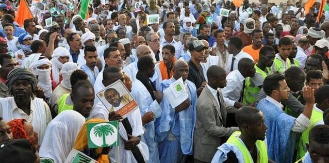 Manifestation post-électorale en Mauritanie