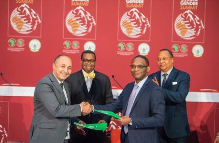 Signature du Mémorandum d’entente entre Attijariwafa bank et African Guarantee Fund à Kigali en marge du Global Gender Summit