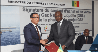 les ministres mauritaniens et sénégalais du Petrole