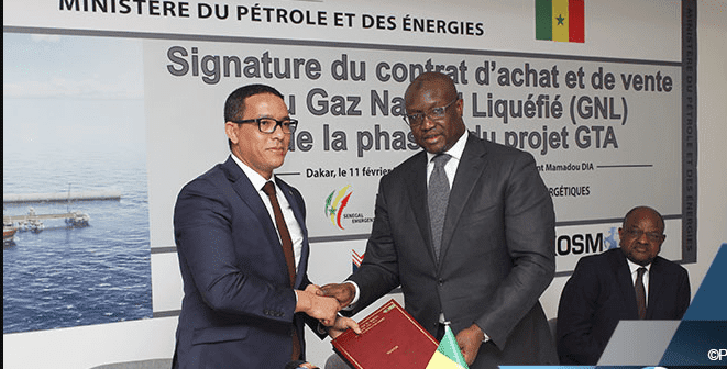 les ministres mauritaniens et sénégalais du Petrole