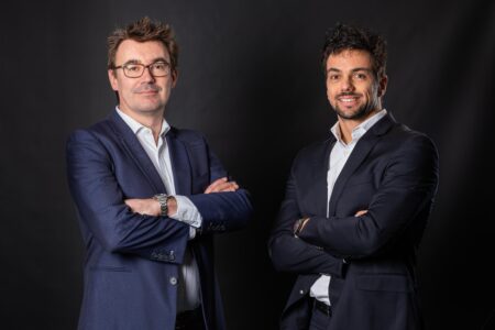 De gauche à droite, Jérôme Deshaie et Albert Porcheret, fondateurs d’Arneo