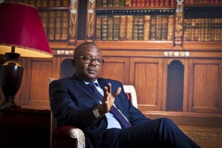 Le Président de la Guinée Bissau, Umaro Sissoco Embaló