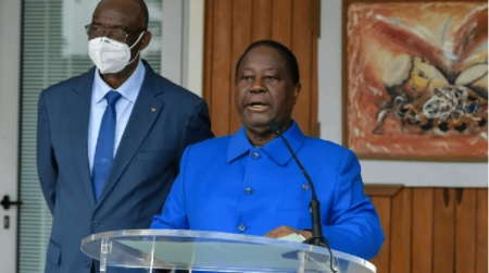 Henri Konan Bedie, President du PDCI-RDA