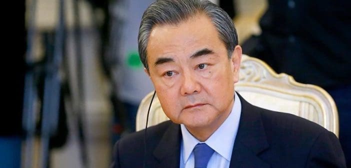 Wang Yi conseiller d'Etat chinois et ministre des Affaires étrangères 2