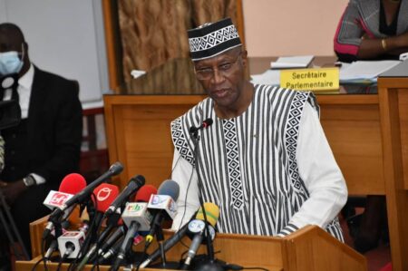 Burkina Faso : Un nouveau Référentiel national de développement en cours d’élaboration Le Premier ministre Christophe Dabiré pendant sa déclaration de politique générale à l'Assemblée nationale