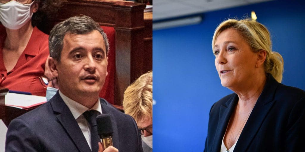 le pen darmanin