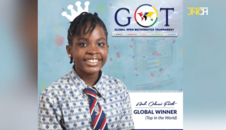 Faith Odunsi, championne du monde au concours des mathématiques