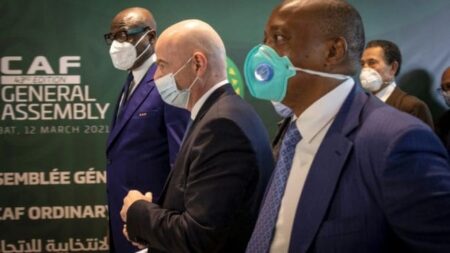 Le président de la Fédération internationale de football (FIFA), l'Italo-suisse Gianni Infantino