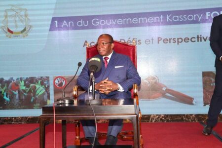 Le Premier ministre guinéen devant les parlementaires