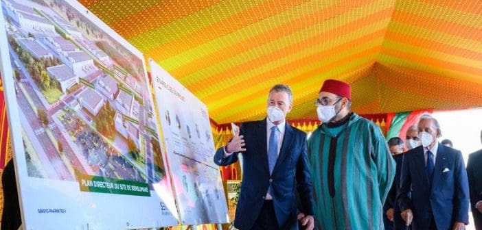 Maroc : Le Roi Mohammed VI a présidé le lancement de l’usine de fabrication de vaccins à Benslimane