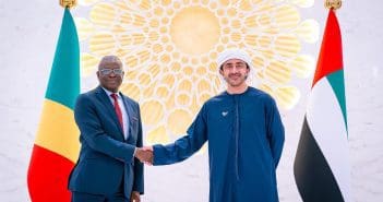 Anatole Collinet Madosso, Premier ministre du Congo, le VRP numéro 1 de son pays au Dubaï Expo 2020 avec un officiel Emirati