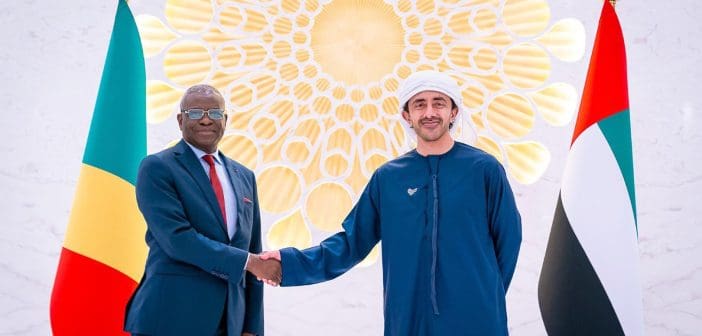 Anatole Collinet Madosso, Premier ministre du Congo, le VRP numéro 1 de son pays au Dubaï Expo 2020 avec un officiel Emirati
