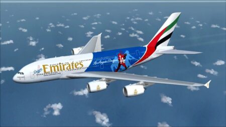 Emirates A380 Dubai -Port-Louis
