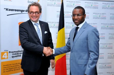 Hubert Roisin et Amadou Hott